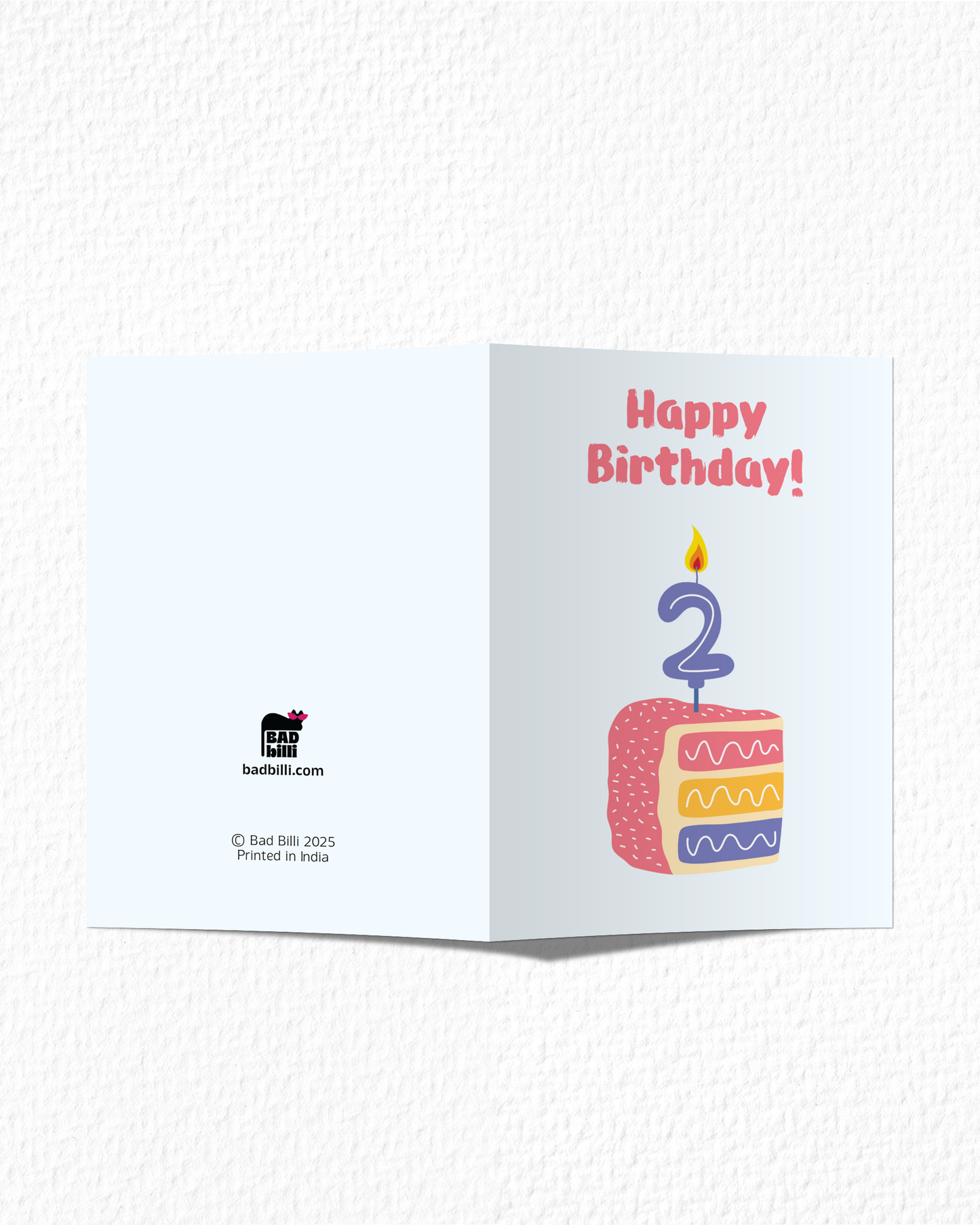 Happy 2nd Birthday Card