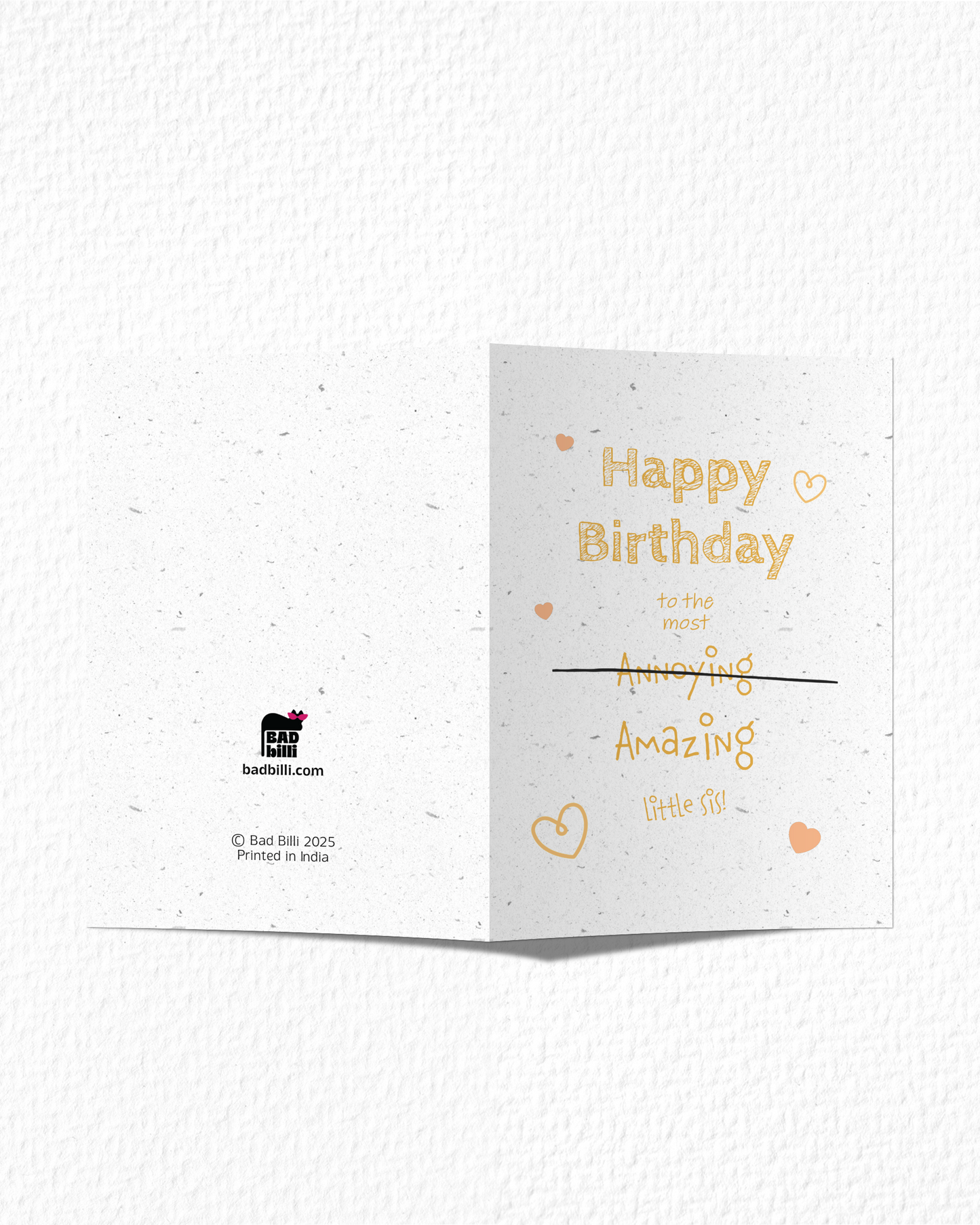 Little Sister Birthday Card