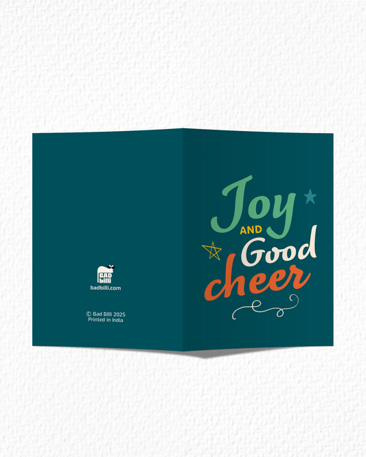 "Joy And Good Cheer" Card