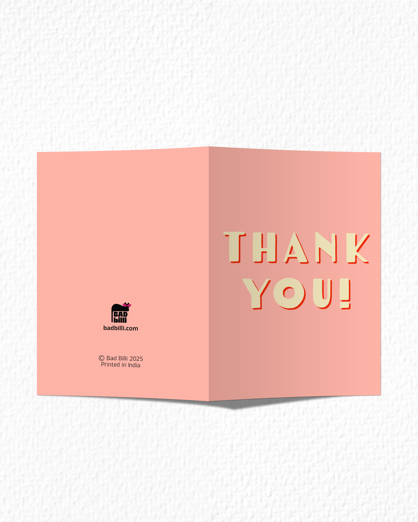 Minimal Thank You Card
