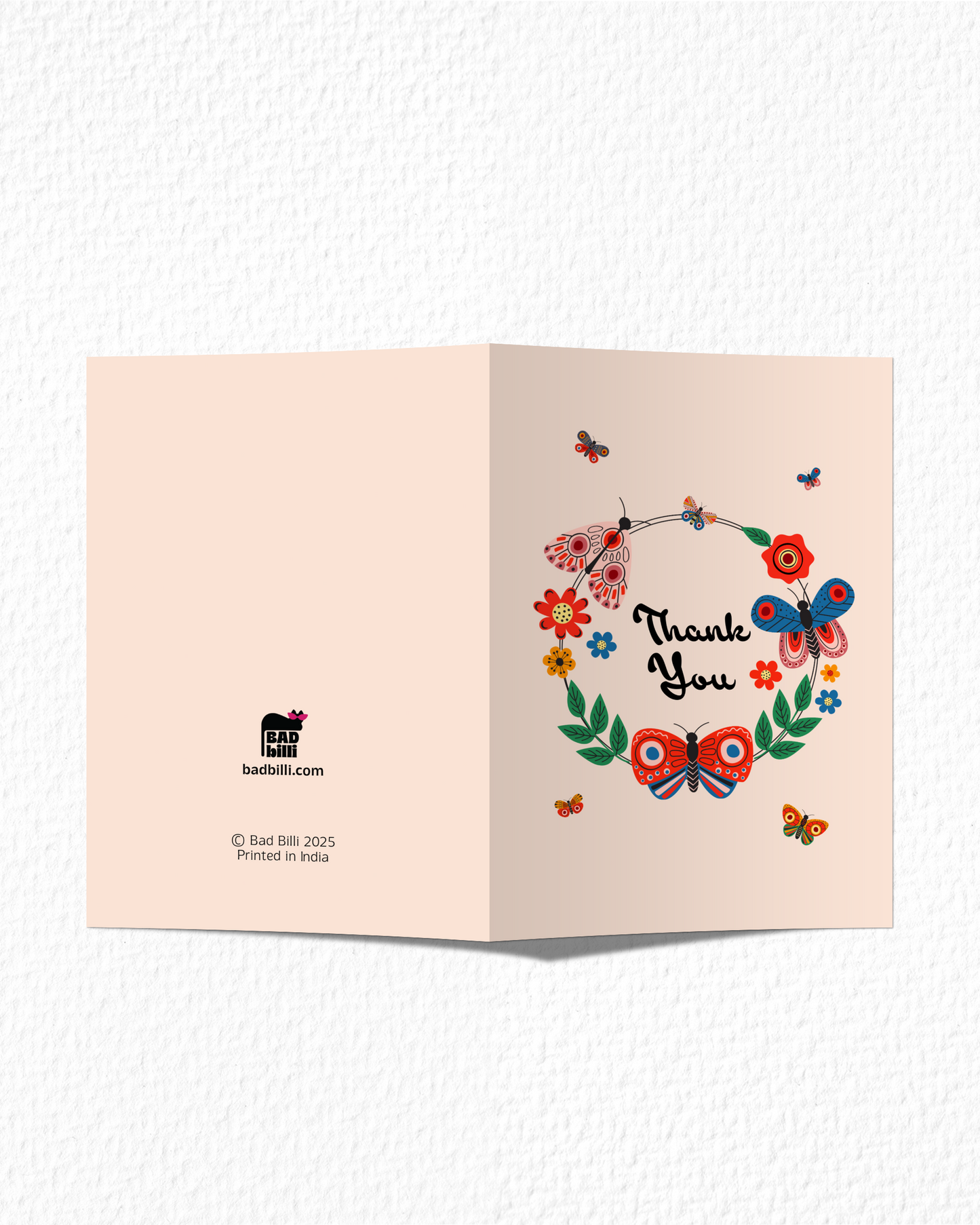 Butterflies Thank You Card