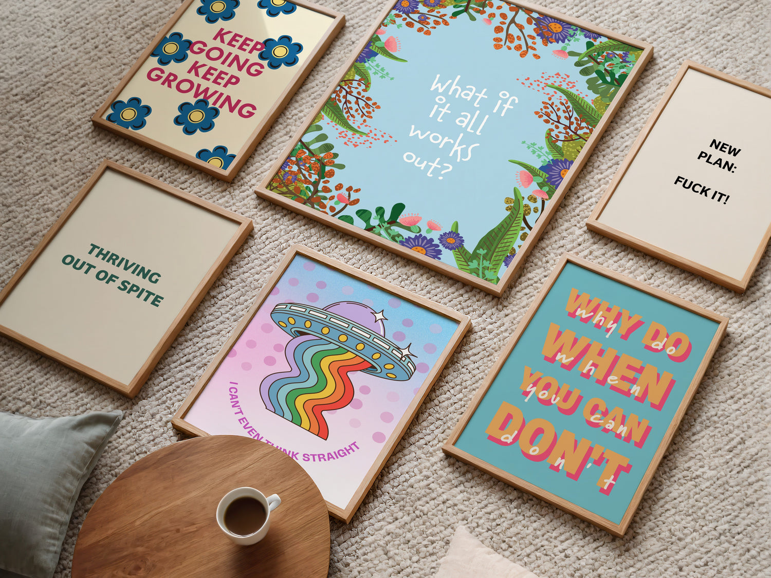 Art Prints for with quirky colourful designs for adults 