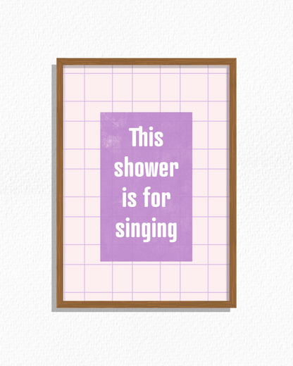 Shower Time (Lavender)