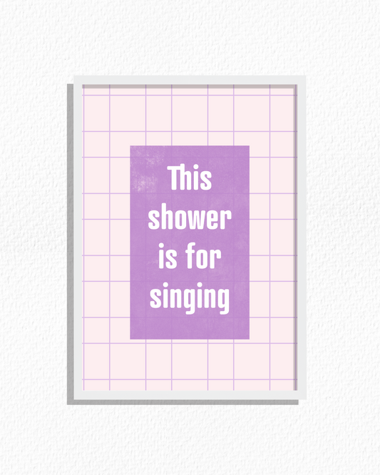 Shower Time (Lavender)