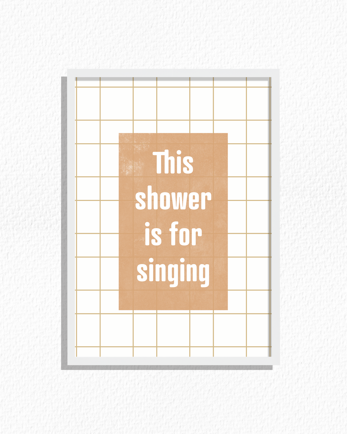 Shower Time (Ochre)