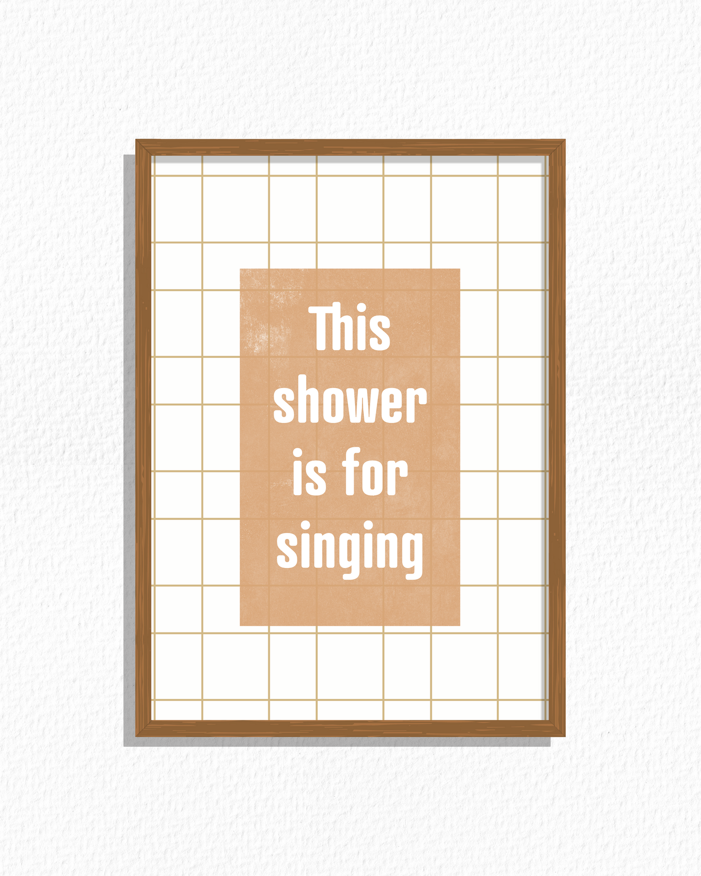 Shower Time (Ochre)