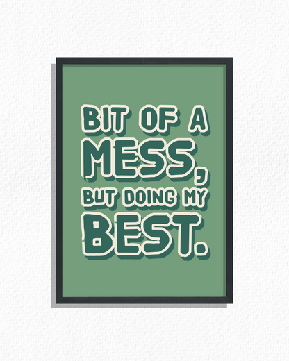 Doing My Messy Best (Mint)