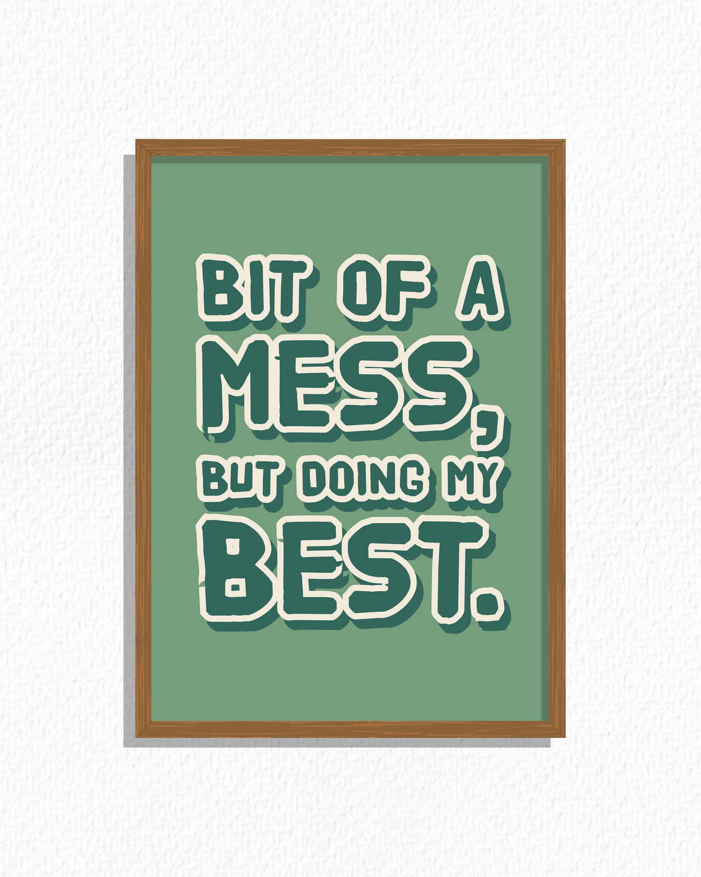 Doing My Messy Best (Mint)