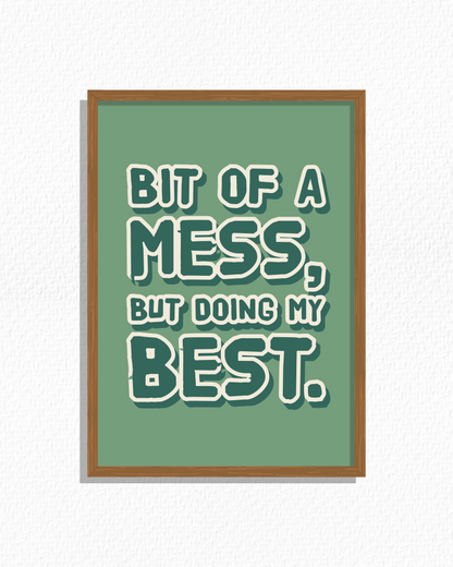 Doing My Messy Best (Mint)