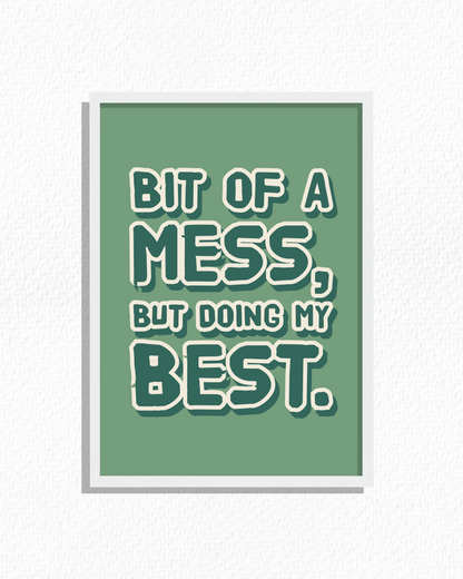 Doing My Messy Best (Mint)
