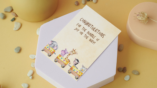 Cute Pregnancy Wishes Card