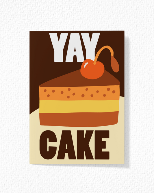 "Yay Cake" Card