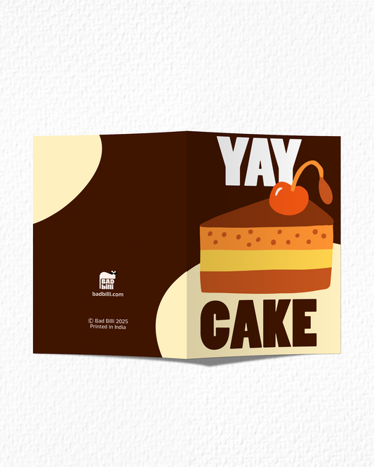 "Yay Cake" Card