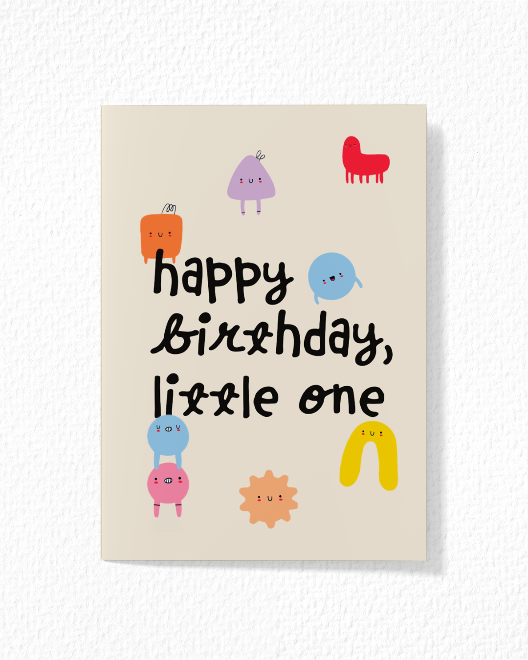 Kids' Characters Birthday Card