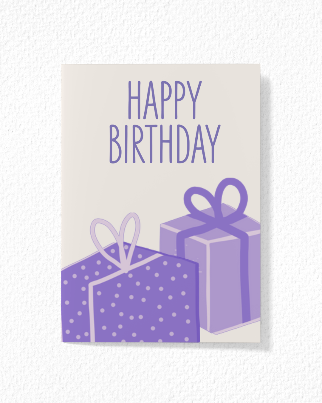 Gifts Birthday Card