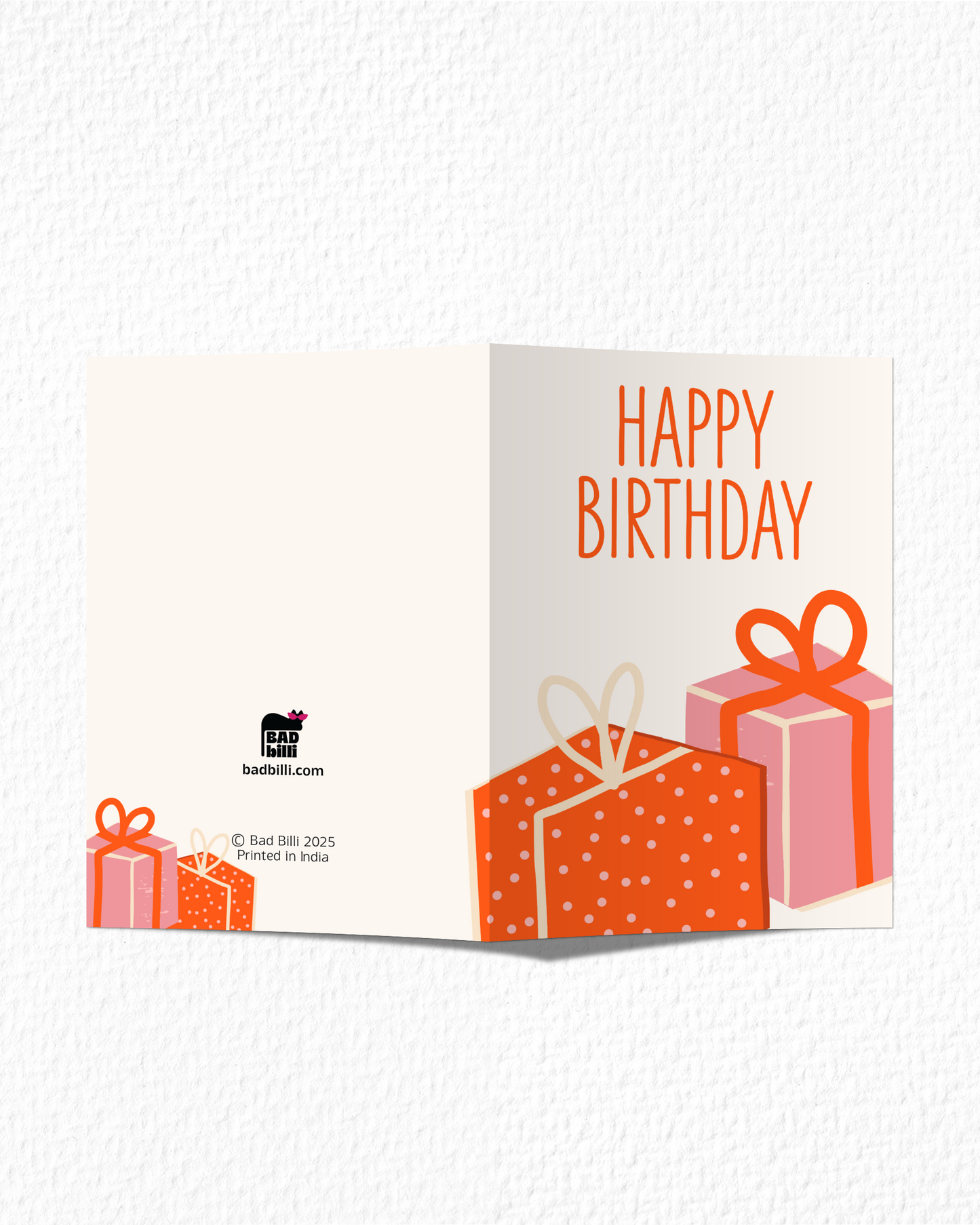 Gifts Birthday Card