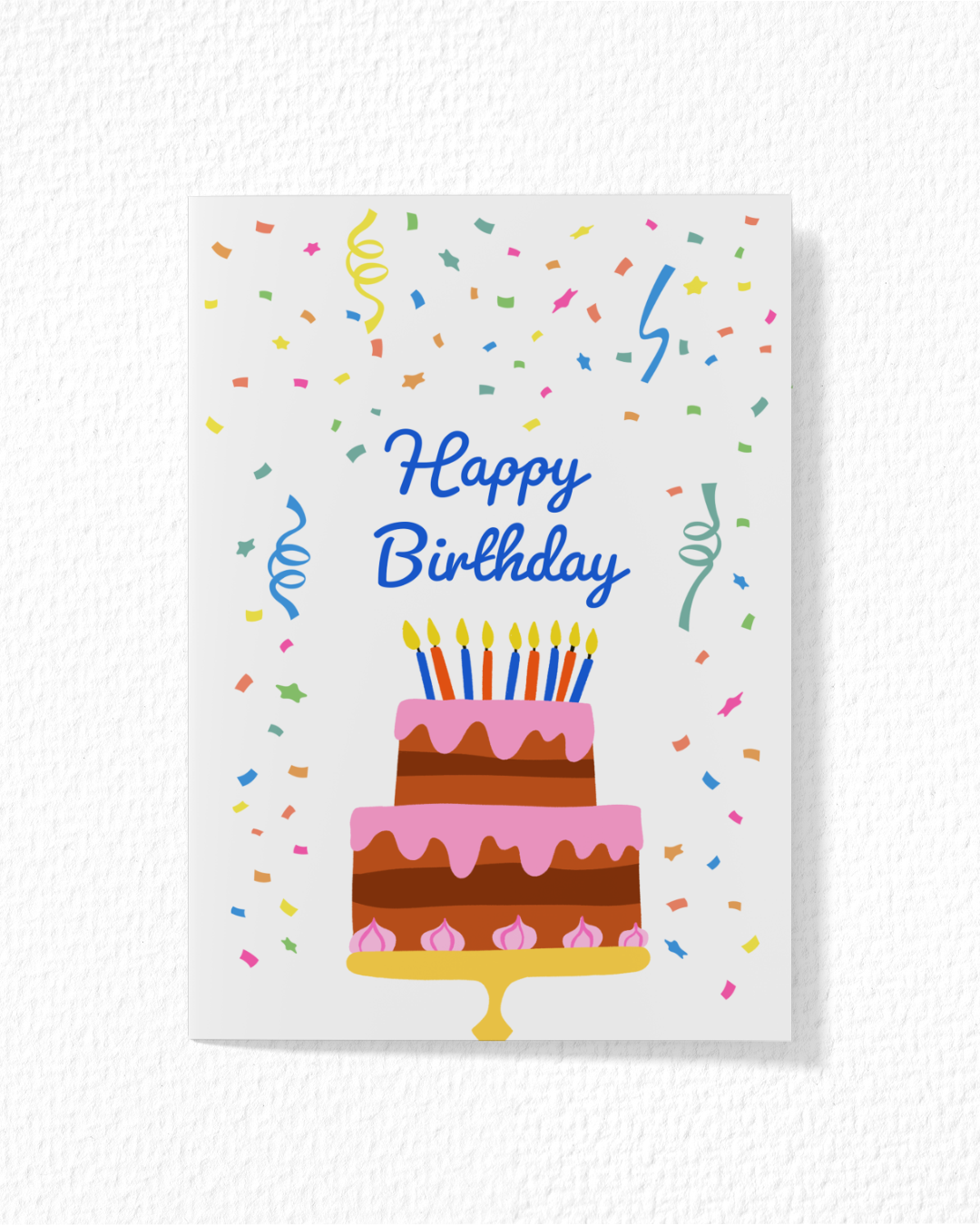 Confetti Birthday Card