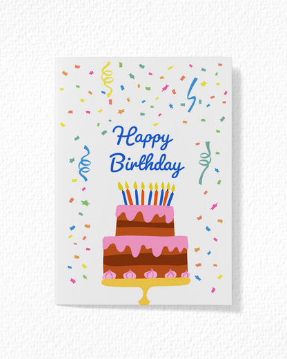 Confetti Birthday Card