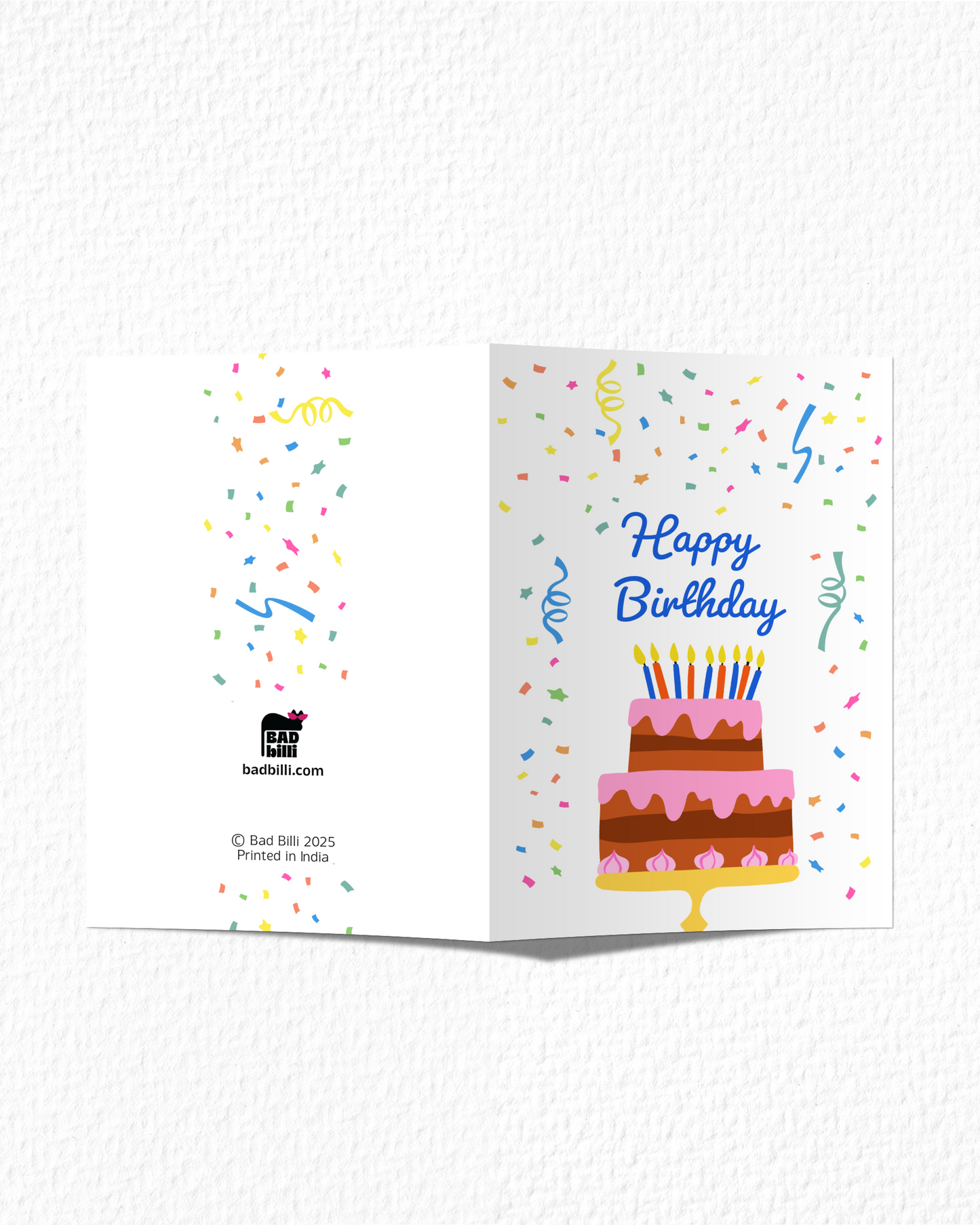 Confetti Birthday Card