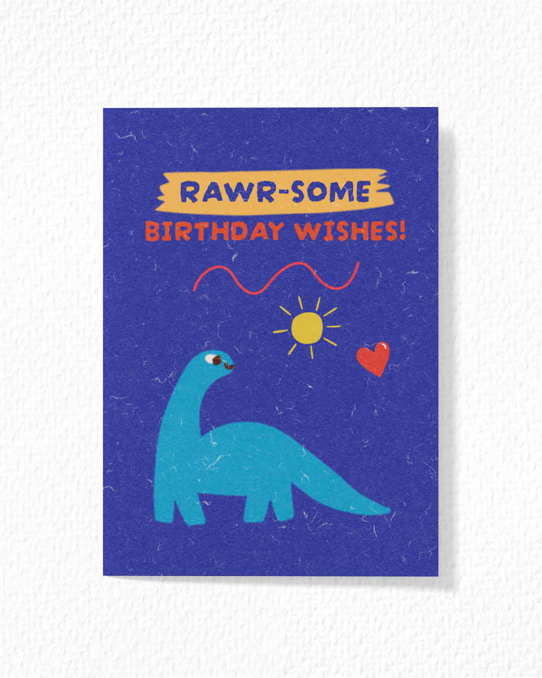 Rawr-some Birthday Wishes Card