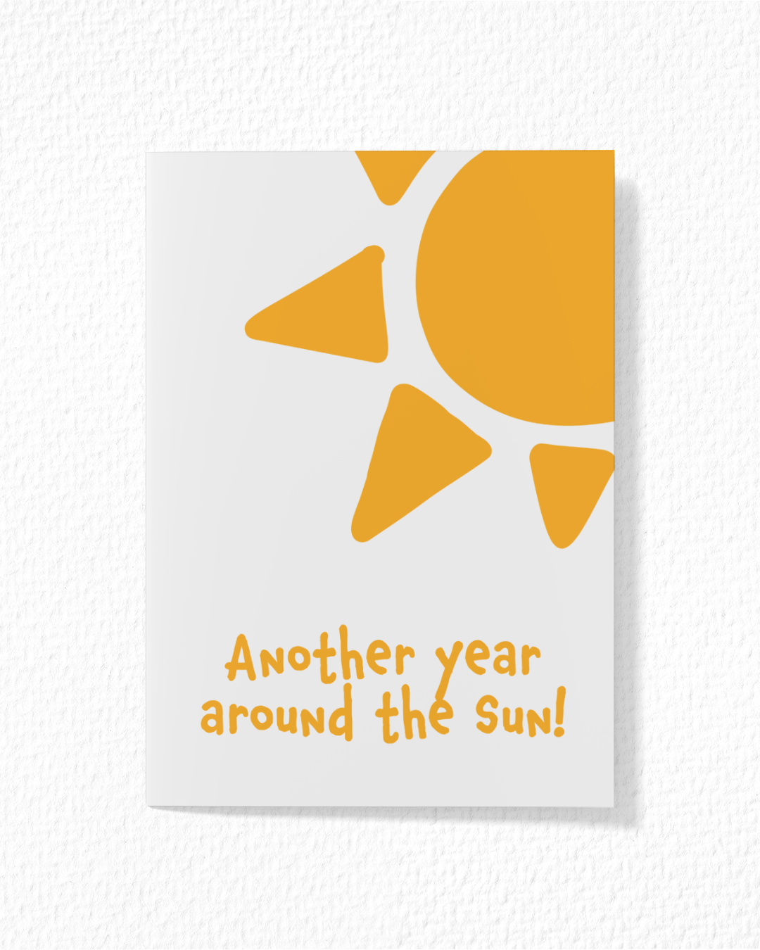 Another Year Around The Sun Card
