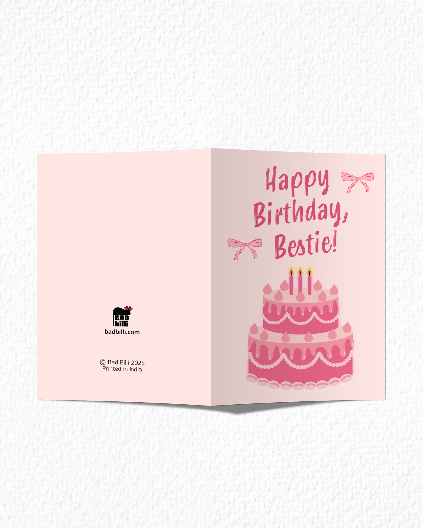 "Happy Birthday, Bestie" Card