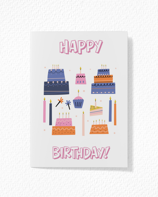 Cakes And Candles Birthday Card
