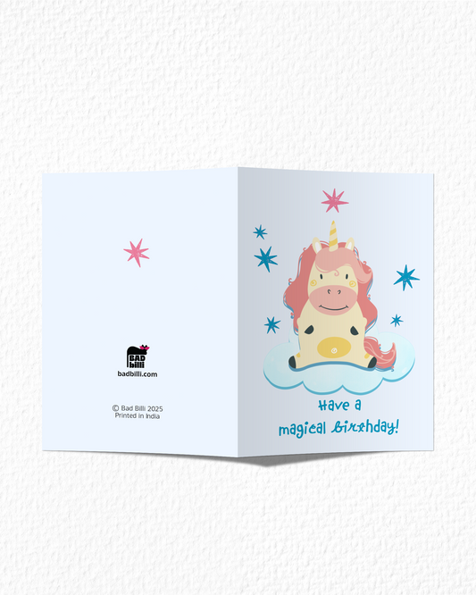 Magical Unicorn Birthday Card