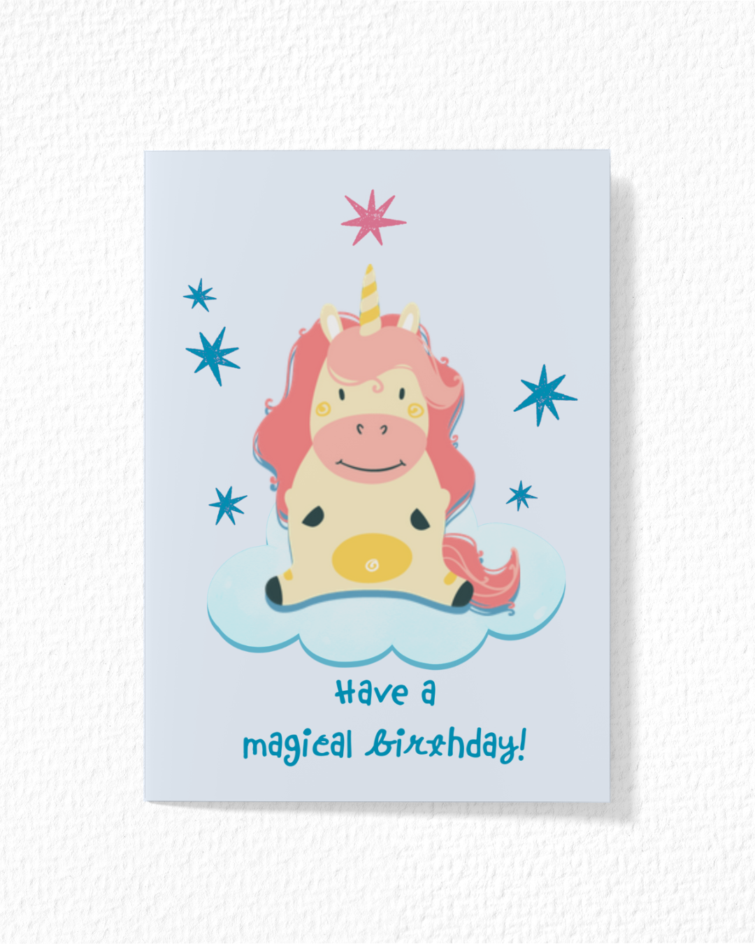 Magical Unicorn Birthday Card