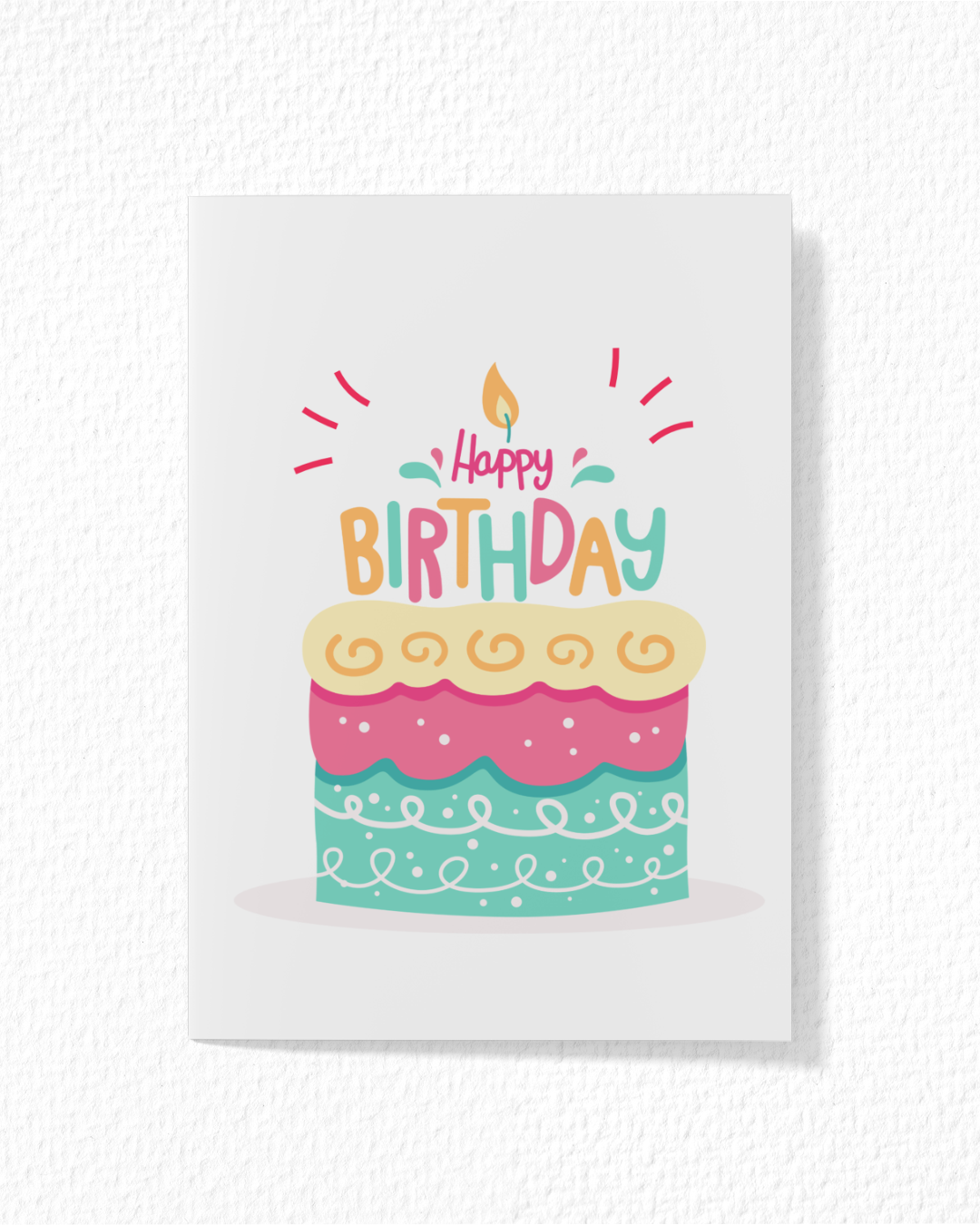 Happy Birthday Candle Card