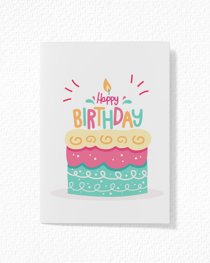 Happy Birthday Candle Card