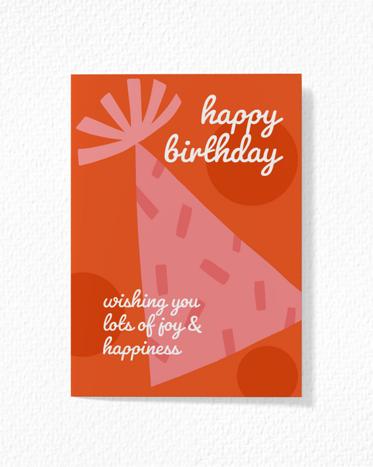 Party Hat Birthday Card