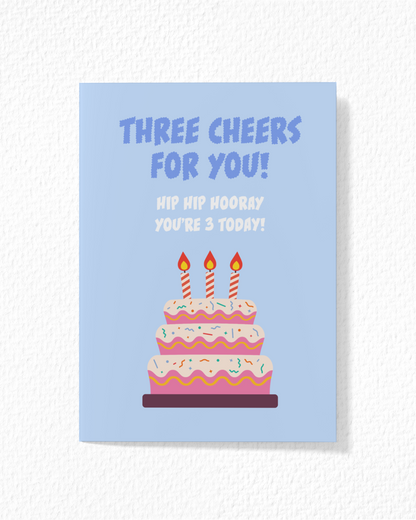 Happy 3rd Birthday Card