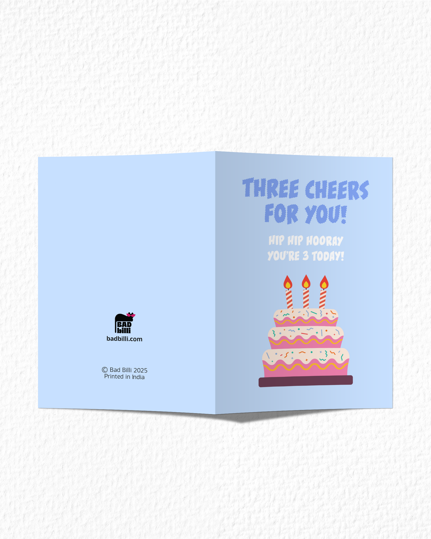 Happy 3rd Birthday Card