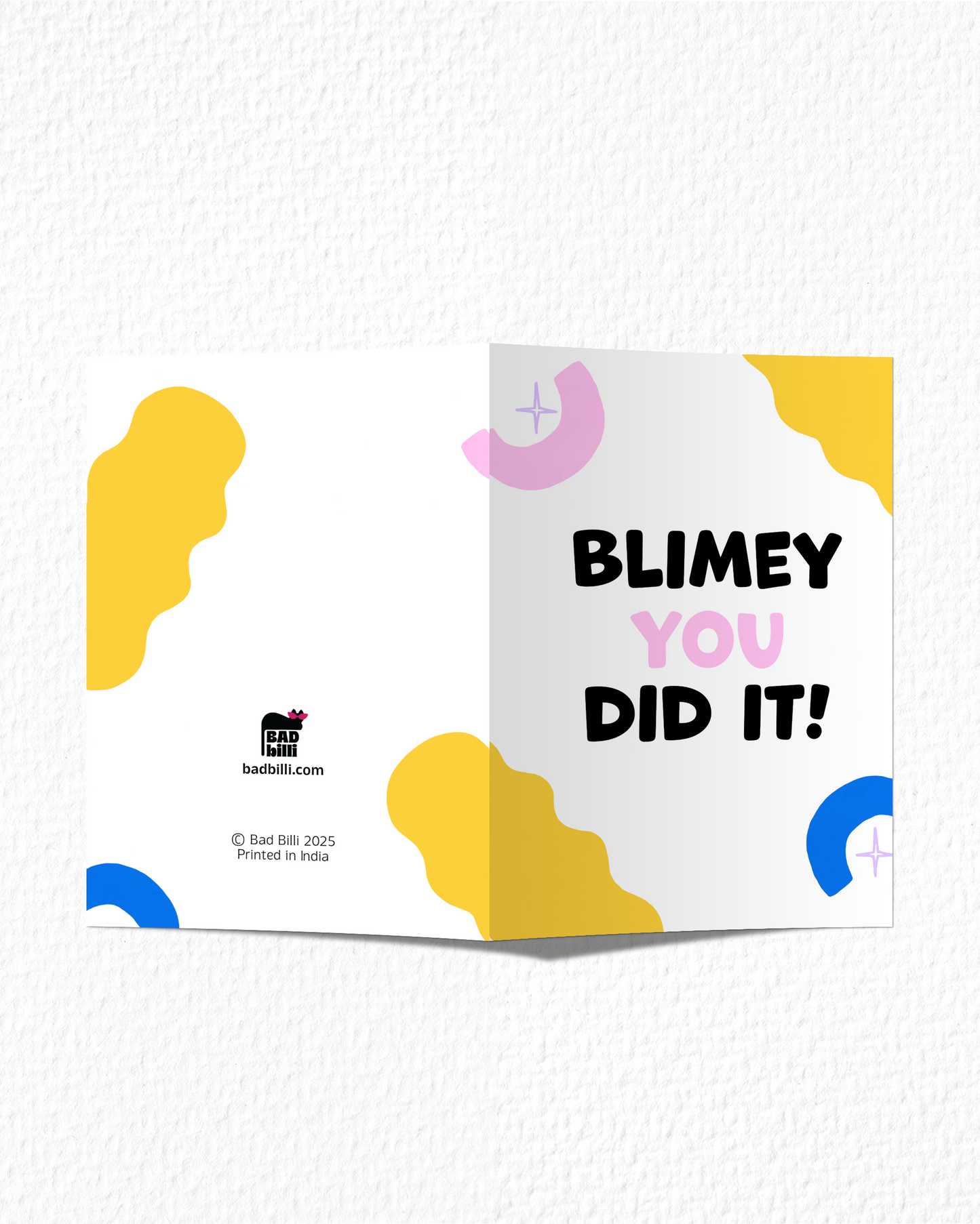 "Blimey You Did It" Card