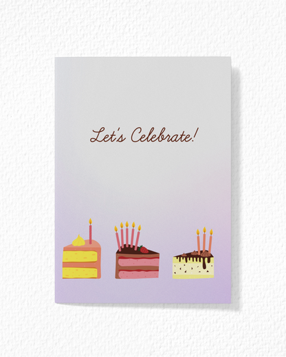 "Let's Celebrate!" Card