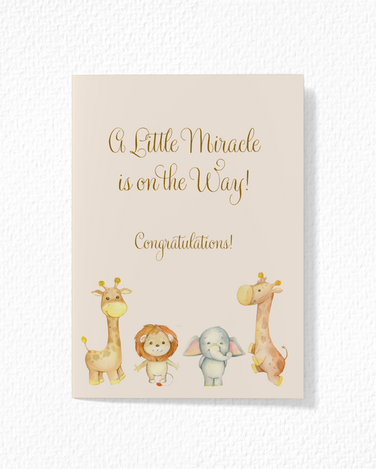 Cute Pregnancy Wishes Card