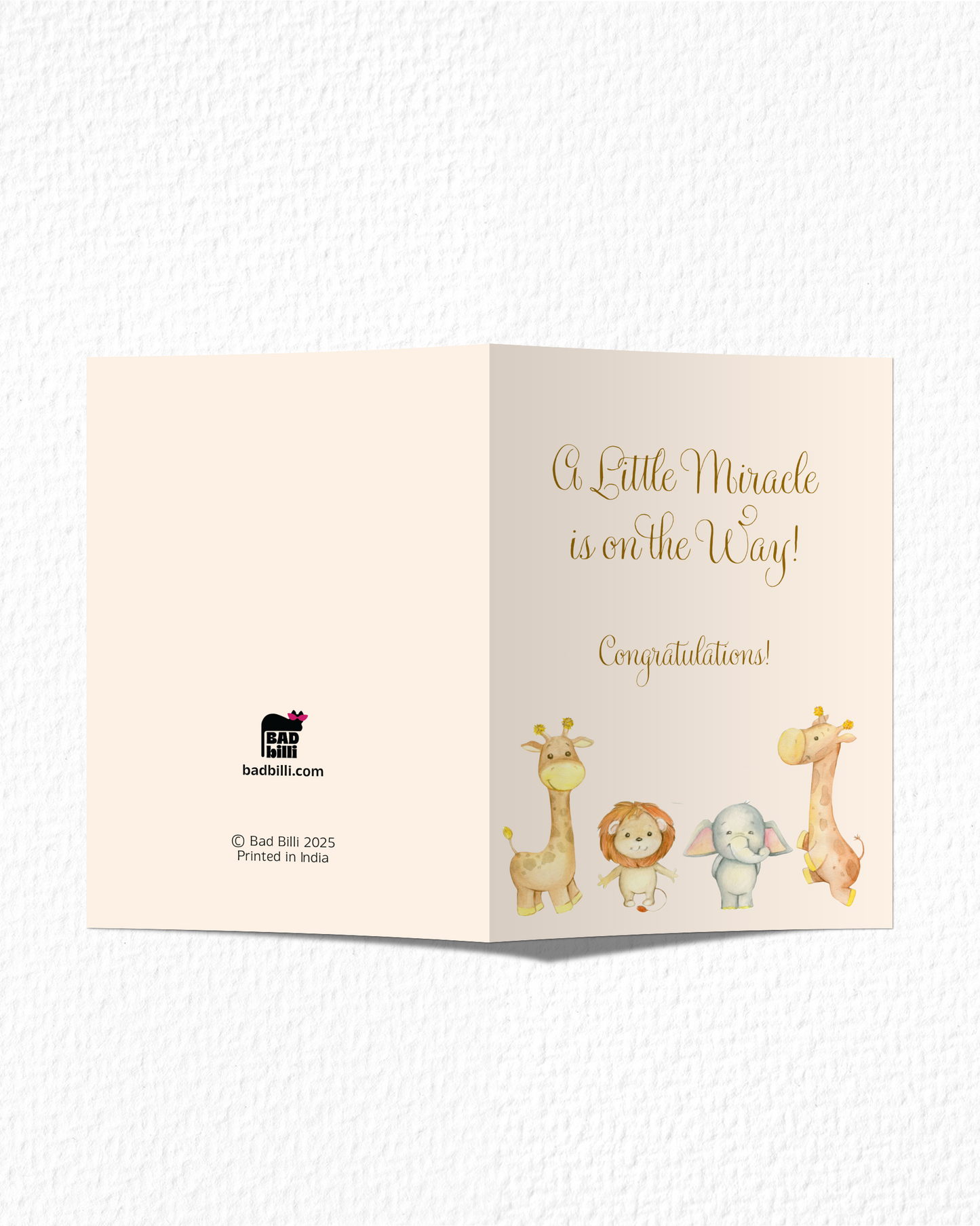 Cute Pregnancy Wishes Card