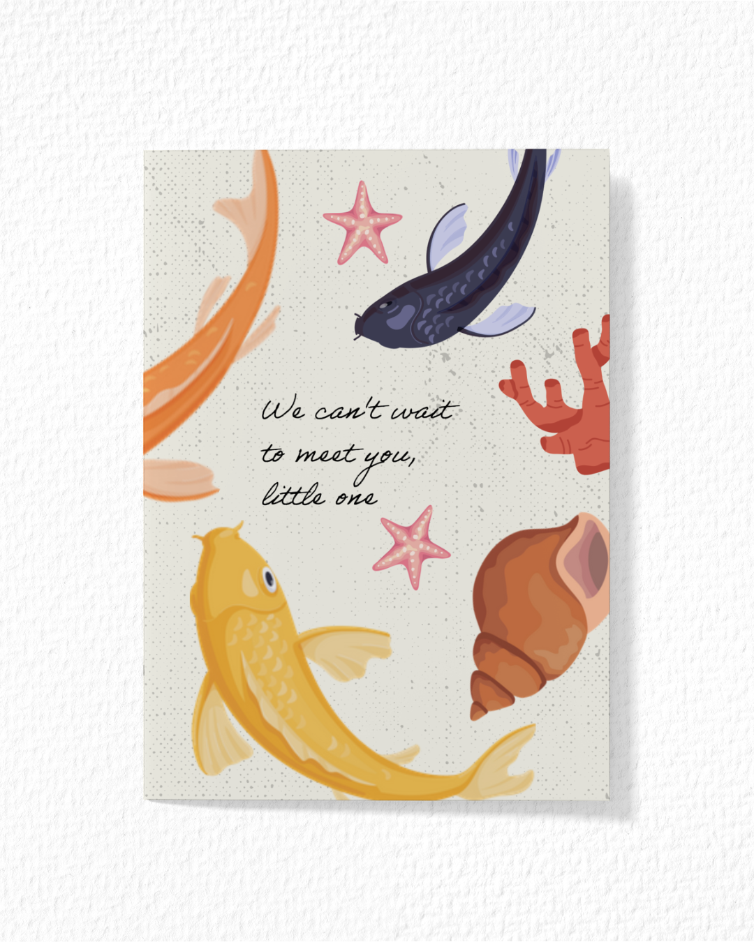 Ocean Newborn Expectancy Card