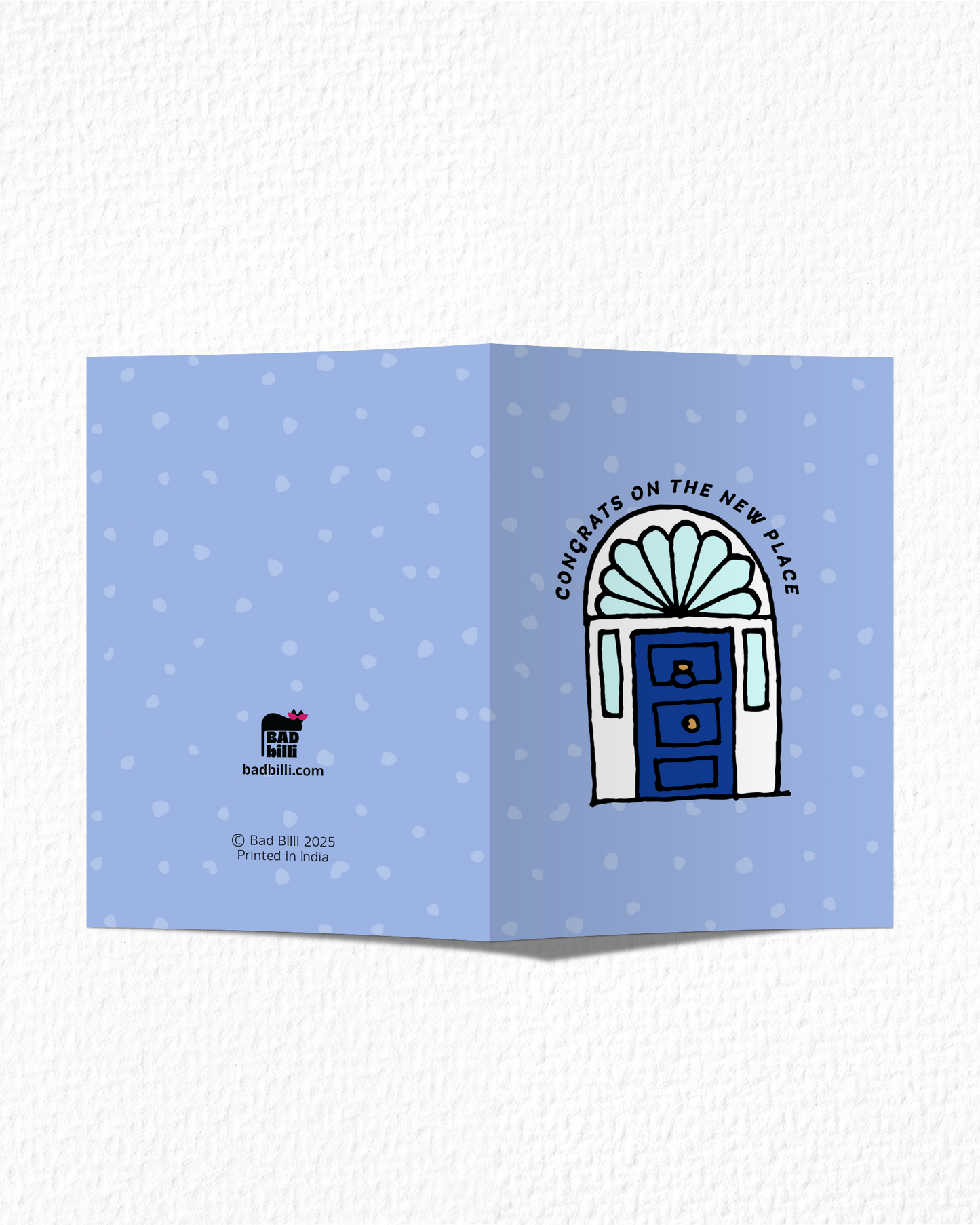 Blue Housewarming Card