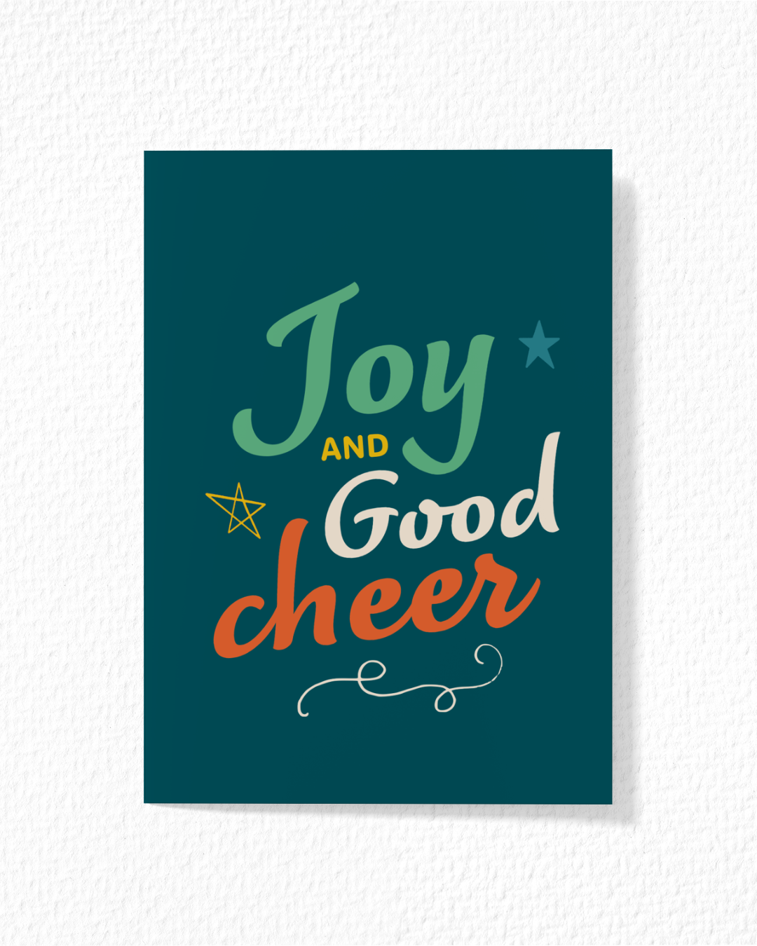"Joy And Good Cheer" Card