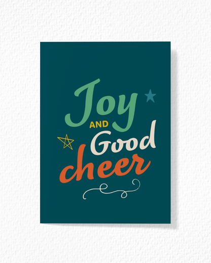 "Joy And Good Cheer" Card