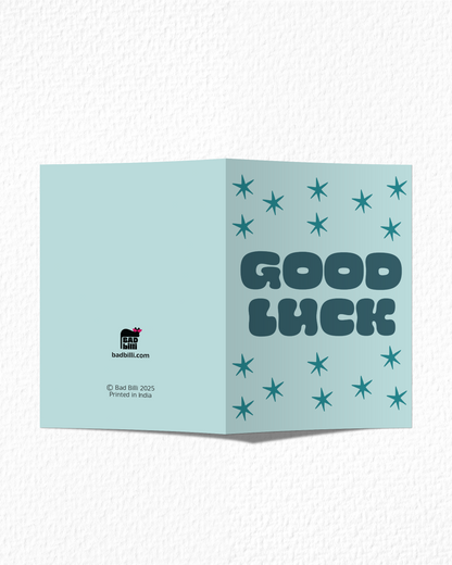 Starry Good Luck Card