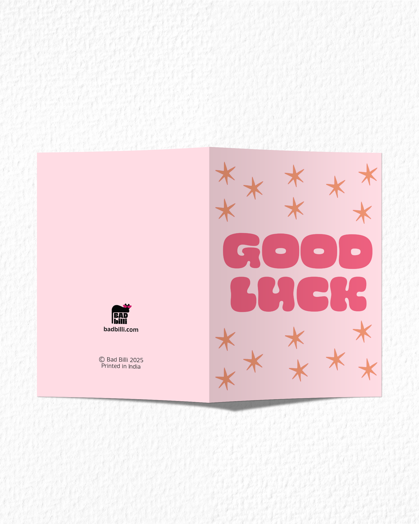 Starry Good Luck Card