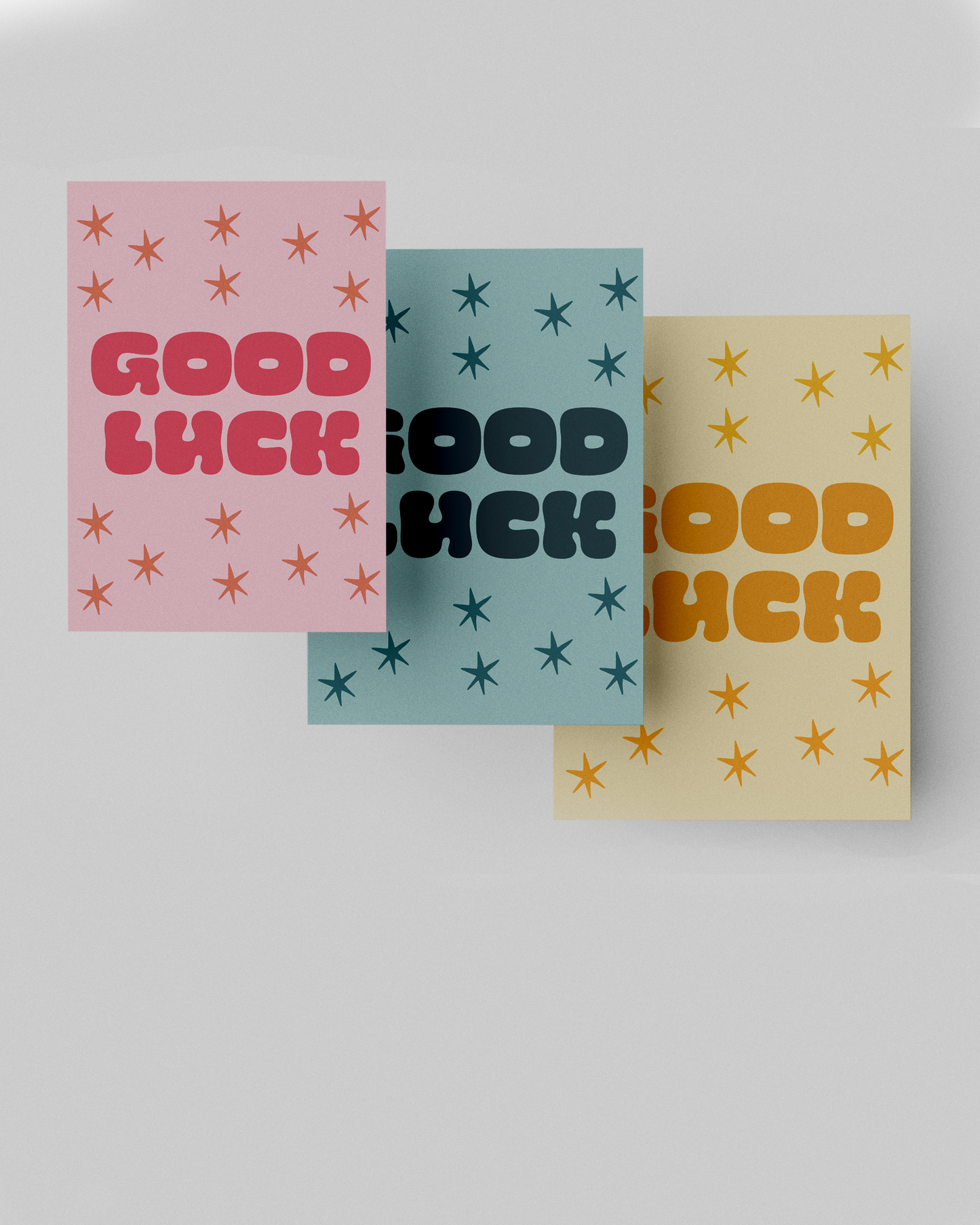 Starry Good Luck Card