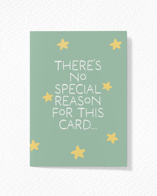 No Special Reason Card