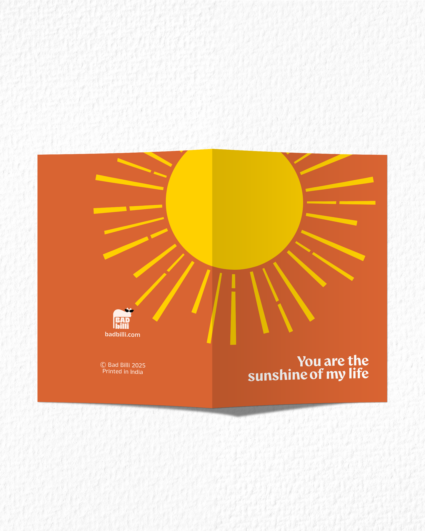 Sunshine Of My Life Card