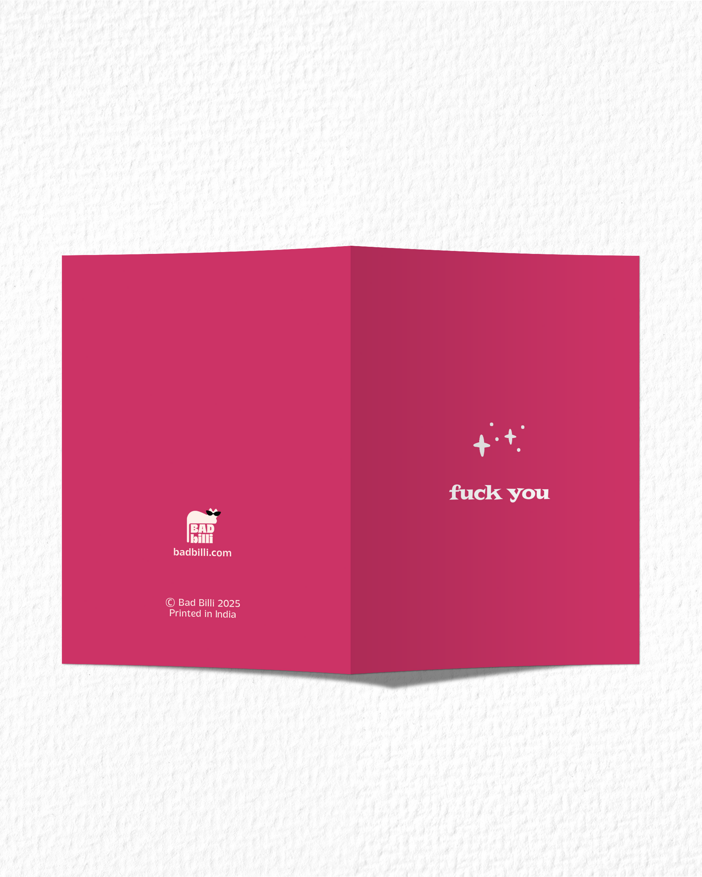 Fuck You Card