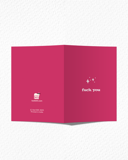 Fuck You Card