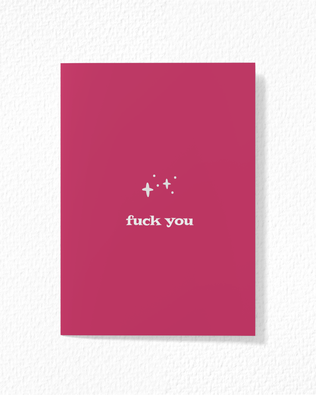 Fuck You Card